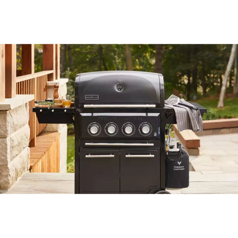 Vermont Castings Vanguard™ 4-Burner with Side Burner Convertible Gas BBQ Grill