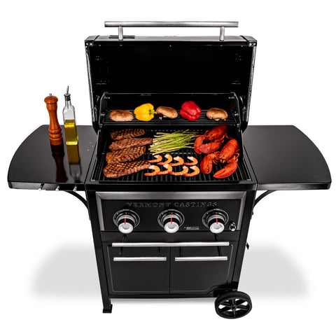 Vermont Castings Vanguard™ 3-Burner Convertible Gas BBQ Grill