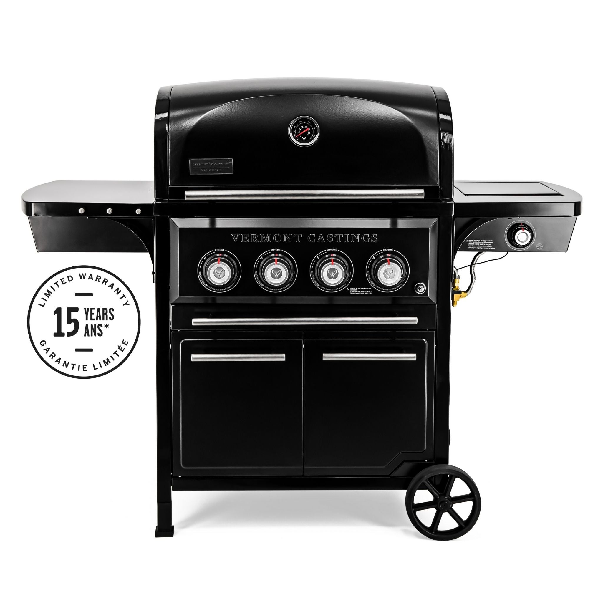 Vermont Castings Vanguard™ 4-Burner with Side Burner Convertible Gas BBQ Grill