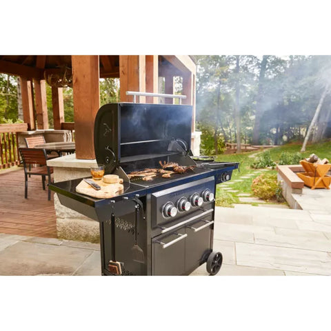 Vermont Castings Vanguard™ 4-Burner with Side Burner Convertible Gas BBQ Grill