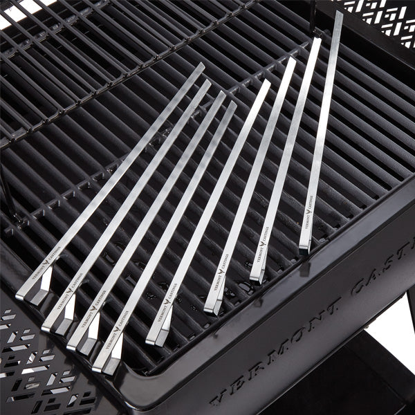 Stainless Steel BBQ Skewers, 8-pc